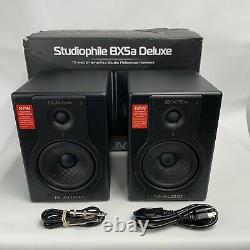 M-AUDIO STUDIOPHILE BX5a DELUXE Powered Monitor Speakers Pair (Black)