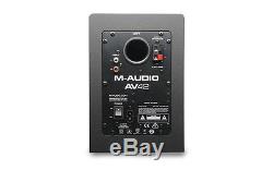 M-Audio AV42 4 Studio Monitors Powered Desktop Speakers Pair