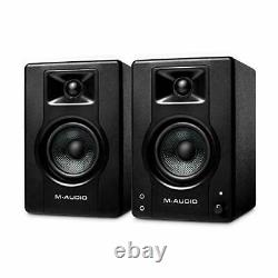 M-Audio BX3 120-W Powered Desktop Computer Speakers / Studio Monitors for