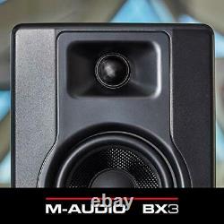 M-Audio BX3 120-W Powered Desktop Computer Speakers / Studio Monitors for