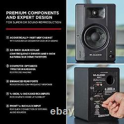 M-Audio BX3 120-W Powered Desktop Computer Speakers / Studio Monitors for