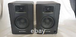 M-Audio BX4 Powered Speakers (Active & Passive Pair) With Cables and Instruction