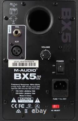 M-Audio BX5 D2 5 75W Powered Studio Monitor Speaker Pair