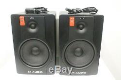 M-Audio BX8 D2 Powered Studio Monitor Carbon Black Pair speaker