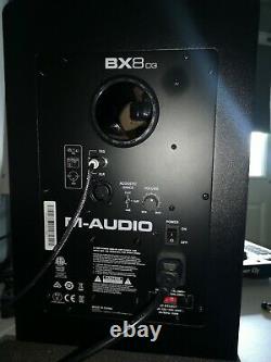M-Audio BX8 D3 Active Powered Studio 8 inch DJ Monitors Pair