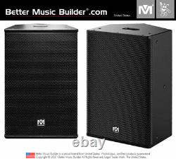 M Karaoke Better Music Builder DFS-12A Active/Powered Loudspeaker 800W (Pair)