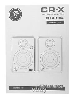 Mackie CR3-X 3 Active Powered Studio Recording Multimedia Monitor Speakers Pair