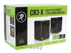 Mackie CR3-X 3 Active Powered Studio Recording Multimedia Monitor Speakers Pair