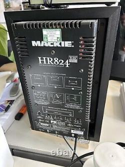 Mackie HR824 MK1 Studio Monitors / Speakers Used- Pair / Black / Active Powered