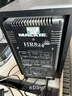 Mackie HR824 MK1 Studio Monitors / Speakers Used- Pair / Black / Active Powered