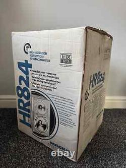 Mackie HR824 Mk1 Studio Monitors (Pair), 8 Powered Speakers, Original Boxes
