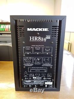 Mackie HR824 pair of studio quality powered monitors original boxes