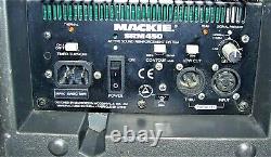 Mackie Pair Of Srm450 V2 Pa Active Speakers & Power Leads Good Working Condition