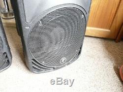 Mackie SRM350 v2 Powered PA Speaker/Monitor Active PAIR Used