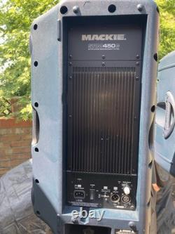 Mackie SRM450v2 12 Inch Powered Loudspeaker Black, Pair, With Stands And Cases