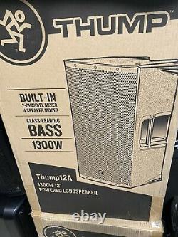 Mackie Thump12A 1300W 12 Powered Loudspeaker Pair Open box