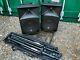 Mackie Thump 12A Active PA speaker pair with stands, carry cases & power leads
