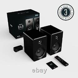 Majority D40 Bluetooth Active Pair Of Powered Bookshelf Speakers With Remote