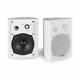 Monitor Speakers Studio Pair Bluetooth 5.25 2 Way DJ Amplifier System 100W White