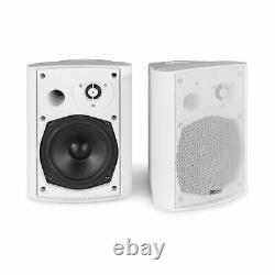 Monitor Speakers Studio Pair Bluetooth 5.25 2 Way DJ Amplifier System 100W White