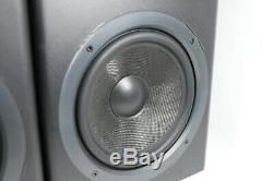 Monoprice 8-inch Powered Studio Monitor Speakers (pair) 8in 8 Inch Used