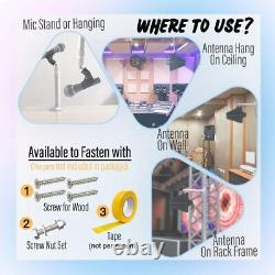 Mount for Sure UA874 US PA805 UA874X GLX-D+ Active Directional Antenna Silver
