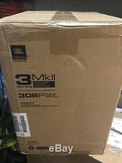 NEW 2x JBL 306P MkII Active Speaker Pair Powered Studio Monitor