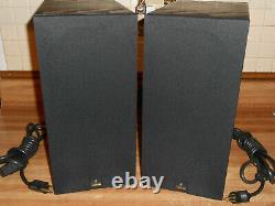 NICE MERIDIAN M30 PAIR Amplified Power Active SPEAKERS Withcord working! RARE