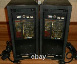 NICE MERIDIAN M30 PAIR Amplified Power Active SPEAKERS Withcord working! RARE