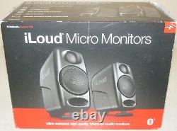 New IK Multimedia iLoud 3 Powered Studio Micro Monitors Bluetooth Speaker -Pair