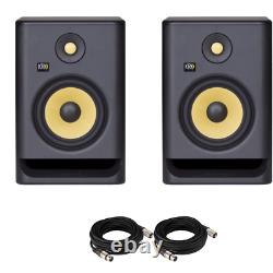 New KRK RP7G4 Rokit 7 Generation 4 Powered Studio Monitor Speaker (PAIR)- BLACK