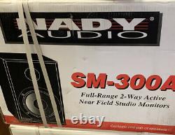 New Nady AUDIO SM-300A Studio Monitor 8(pair) POWERED Studio Monitor