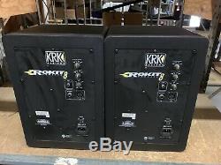 New Open Box KRK ROKIT 8 G3 8 Powered Studio Monitor Black (Pair)