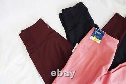 Old Navy 3-Pairs Bundle High Waisted Powersoft 7/8 Length Leggings Size (M)
