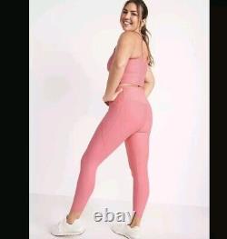 Old Navy 3-Pairs Bundle High Waisted Powersoft 7/8 Length Leggings Size (M)