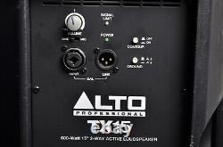 PAIR (2) ALTO Professional TX15 15 600W 2-way Active Powered PA Loudspeaker