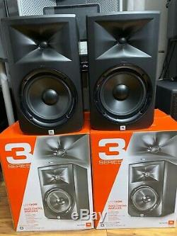 PAIR JBL LSR308 8 series 3 2Way Active Powered Studio Reference Monitor Speaker