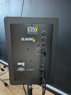 PAIR KRK RP8 Classic 8 G3 8 Active Powered Studio Monitor Speakers BARELY USED