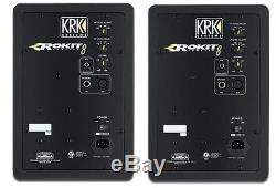 PAIR KRK Rokit 8 G3 Active Studio Monitors Powered Speakers Recording 8 100W