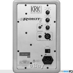 PAIR KRK Rokit RP5 G3 Platinum Active Powered Studio DJ Monitors Pads & Cables