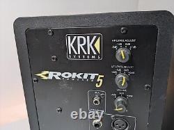 PAIR KRK Systems Rokit Powered 5 RP5 G3 UK Active Studio Monitors