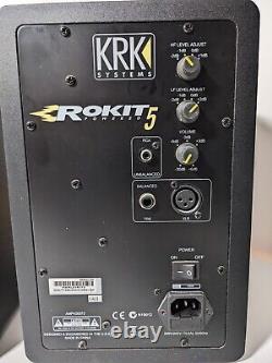 PAIR KRK Systems Rokit Powered 5 RP5 G3 UK Active Studio Monitors