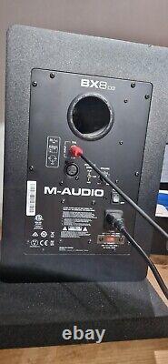 PAIR M-Audio BX8 D3 Active Powered Studio 8 inch DJ Monitors Pair
