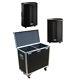 PAIR USED FBT ProMaxx 114a Active Powered Speakers with Twin-Flightcase 40603