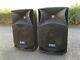 PAIR USED FBT ProMaxx 14a Active Powered Speakers with padded covers