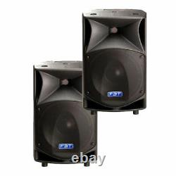 PAIR USED FBT ProMaxx 14a Active Powered Speakers with padded covers 33275 #1