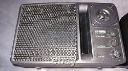 PAIR of (2) Anchor Audio AN-1000X Powered 2-Way Portable Speaker Monitor WORKING