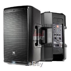 PAIR of JBL EON612 12 Active 2-Way Powered PA 1,000 Watt DJ Speakers