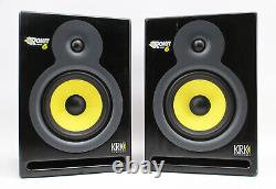 PAIR of KRK ROKIT 6 Powered Studio Monitors BLACK Active Speakers RP-6