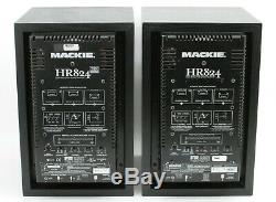 PAIR of Mackie HR824 Powered Studio Monitors HR-824 Speakers